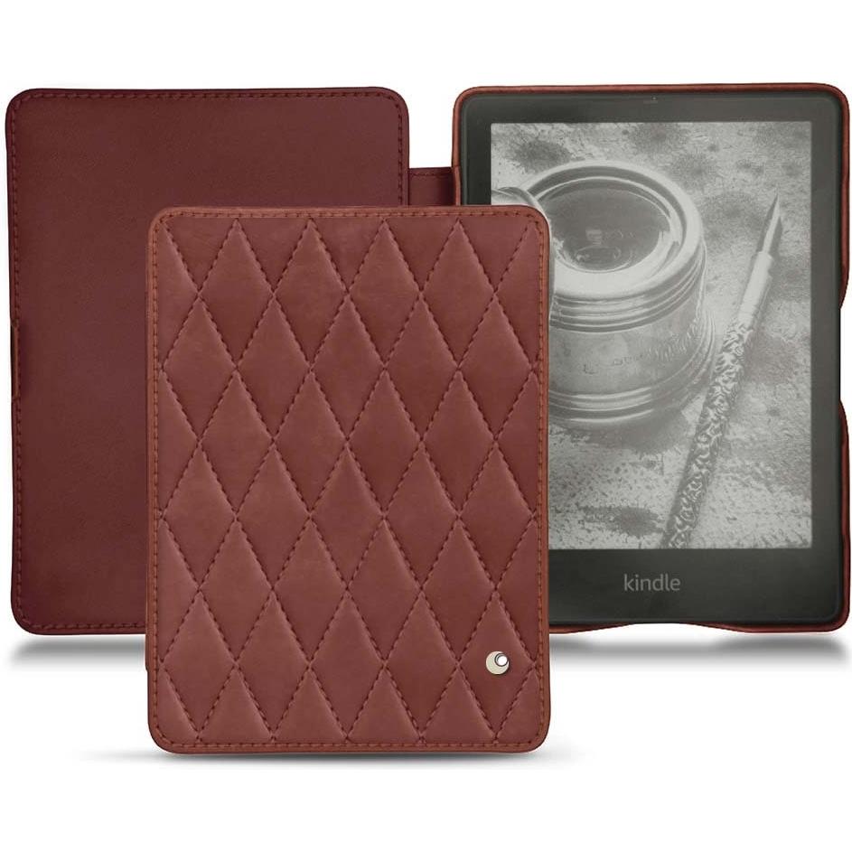 Noreve Lederschutzhülle horizontal (Kindle Papewhite (2021)), Tablet Hülle, Rot