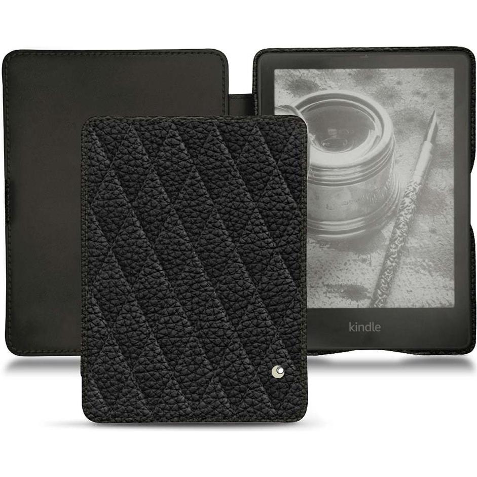 Noreve Lederschutzhülle horizontal (Kindle Papewhite (2021)), Tablet Hülle, Schwarz