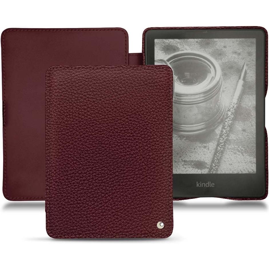 Noreve Lederschutzhülle horizontal (Kindle Papewhite (2021)), Tablet Hülle, Violett