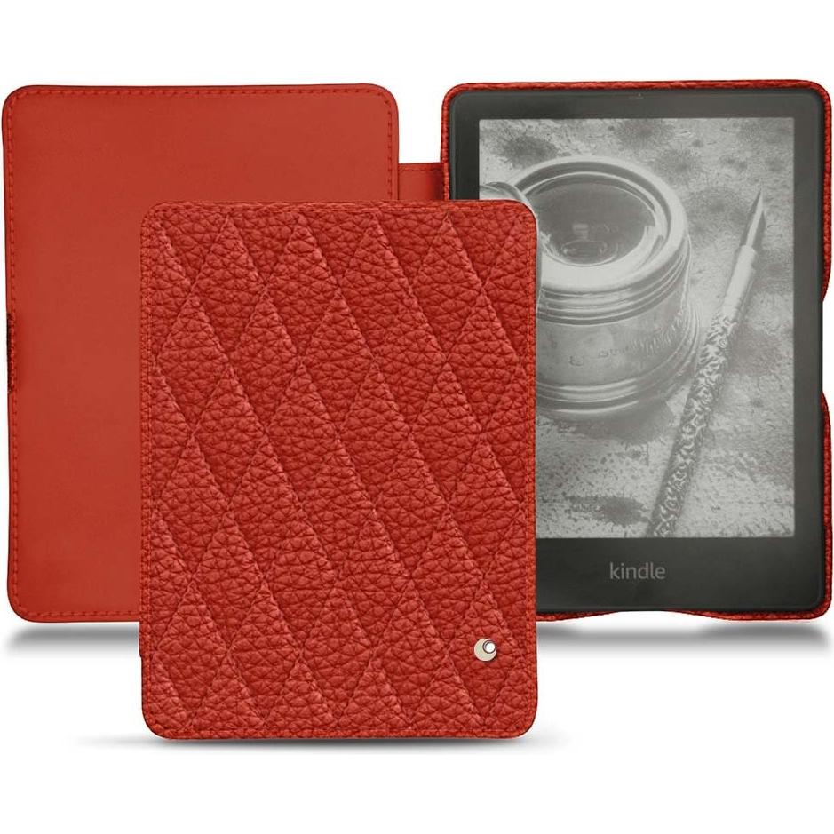 Noreve Lederschutzhülle horizontal (Kindle Papewhite (2021)), Tablet Hülle, Orange