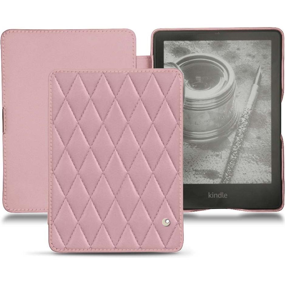 Noreve Lederschutzhülle horizontal (Kindle Papewhite (2021)), Tablet Hülle, Rosa