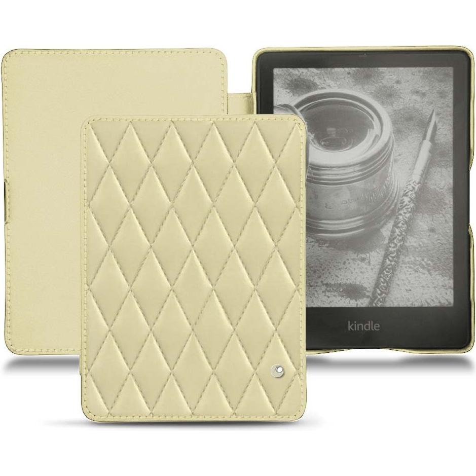 Noreve Lederschutzhülle horizontal (Kindle Papewhite (2021)), Tablet Hülle, Beige