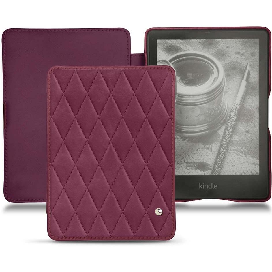 Noreve Lederschutzhülle horizontal (Kindle Papewhite (2021)), Tablet Hülle, Violett
