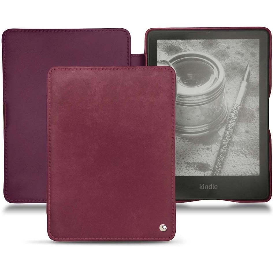 Noreve Lederschutzhülle horizontal (Kindle Papewhite (2021)), Tablet Hülle, Violett