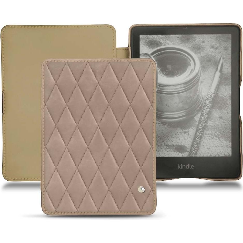 Noreve Lederschutzhülle horizontal (Kindle Papewhite (2021)), Tablet Hülle, Beige