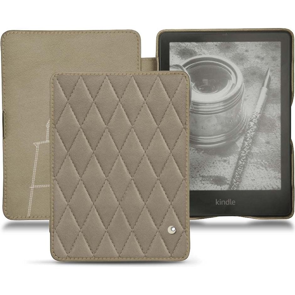 Noreve Lederschutzhülle horizontal (Kindle Papewhite (2021)), Tablet Hülle, Beige