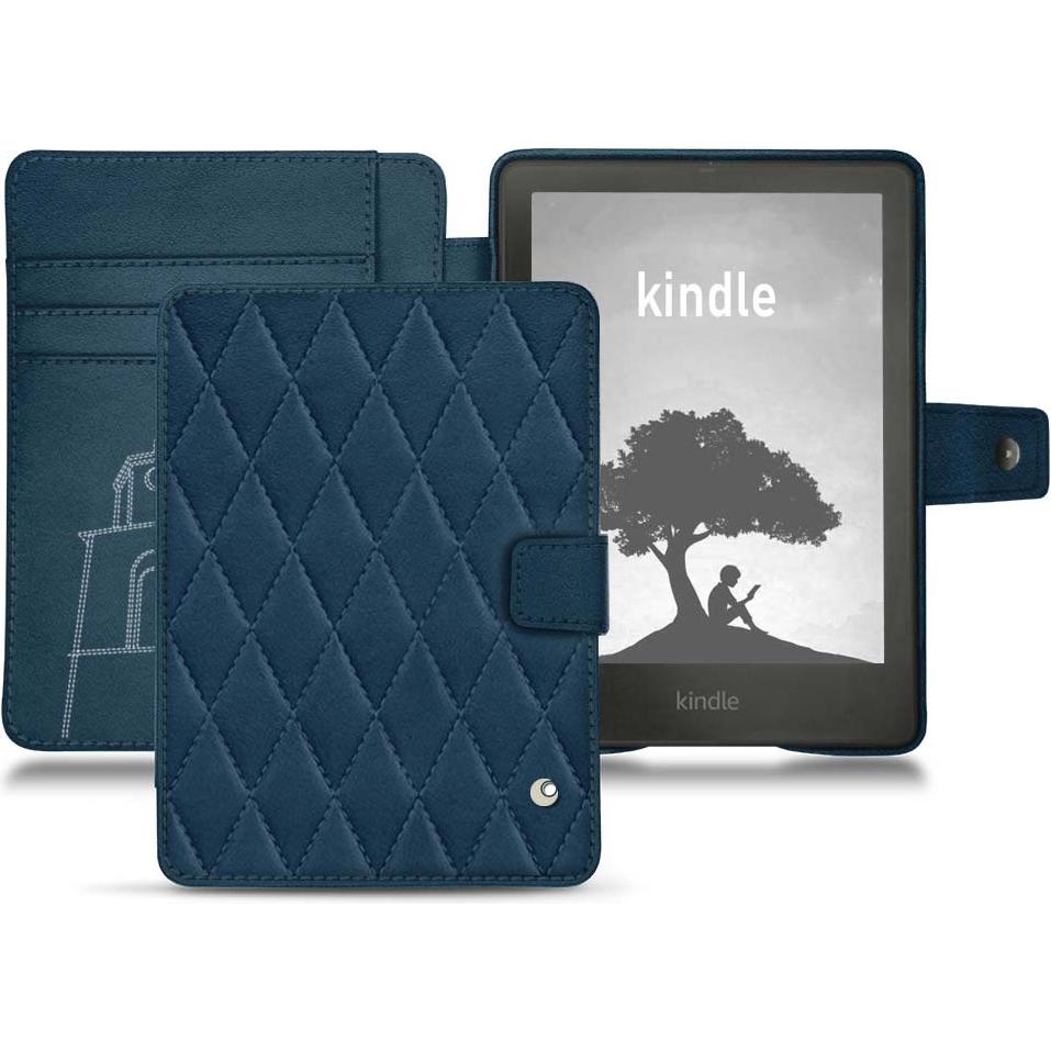 Thumbnail - Noreve Lederschutzhülle Wallet (Kindle Signature Edition), eReader Zubehör, Blau