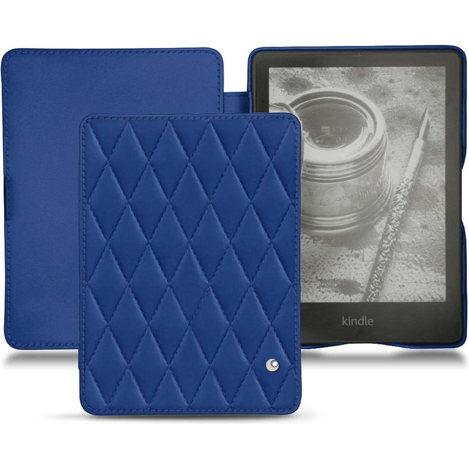 Noreve Lederschutzhülle horizontal (Kindle Papewhite (2021)), Tablet Hülle, Blau