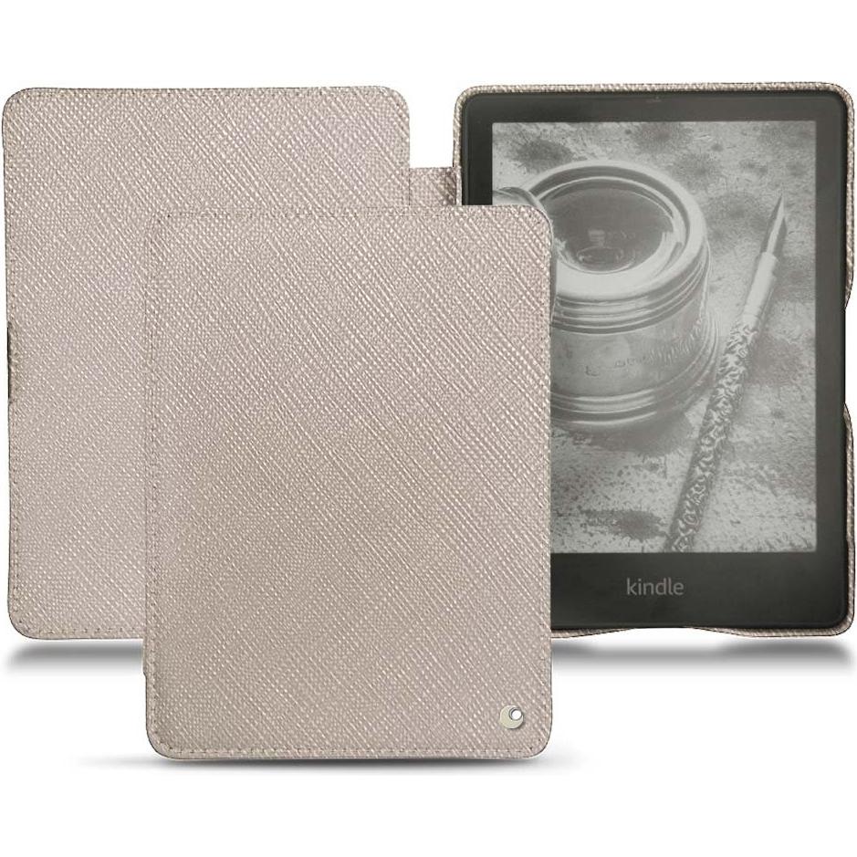 Noreve Lederschutzhülle horizontal (Kindle Papewhite (2021)), Tablet Hülle, Beige