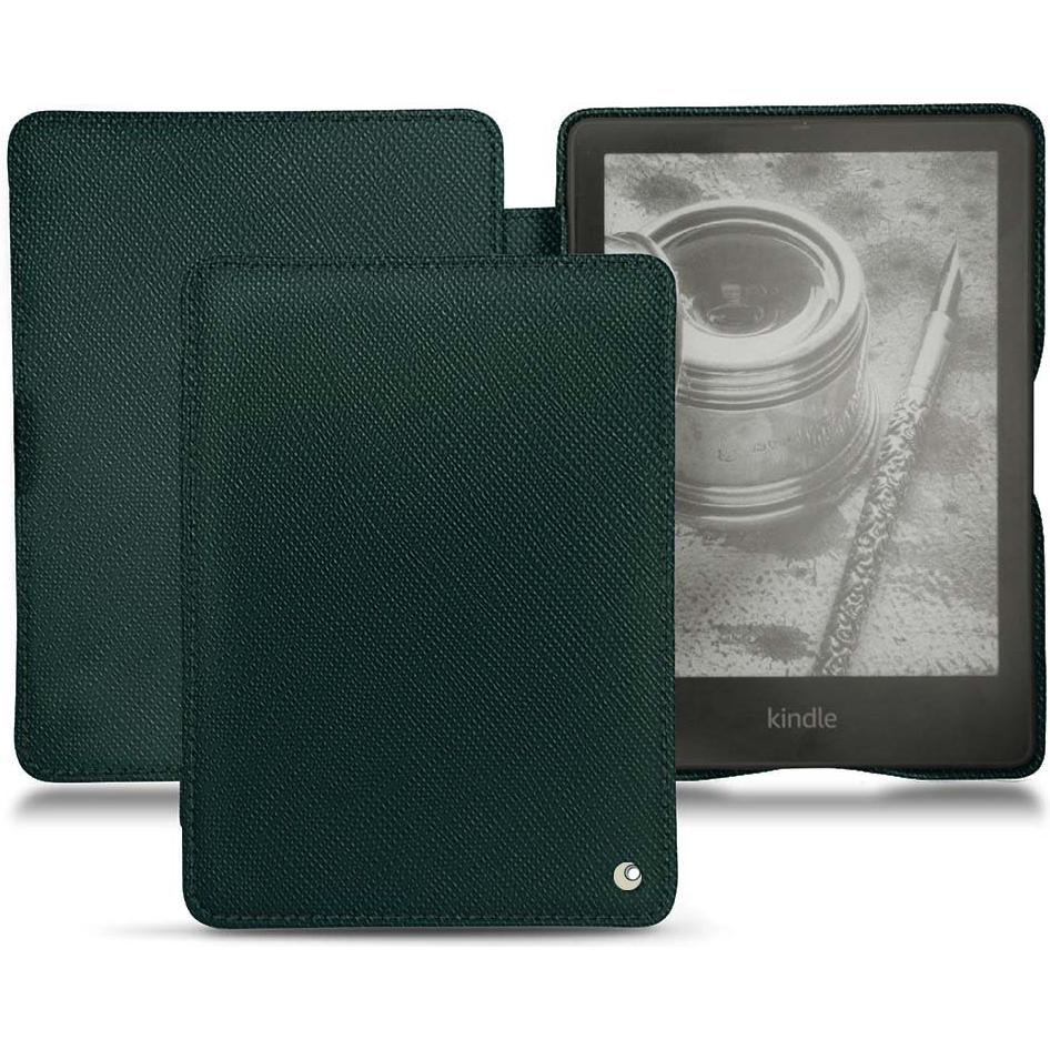 Noreve Lederschutzhülle horizontal (Kindle Papewhite (2021)), Tablet Hülle, Grün