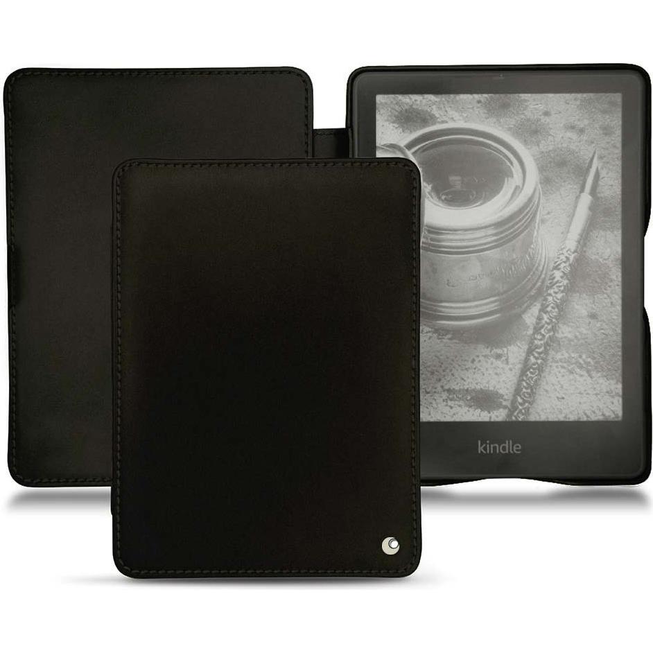 Noreve Lederschutzhülle horizontal (Kindle Papewhite (2021)), Tablet Hülle, Schwarz