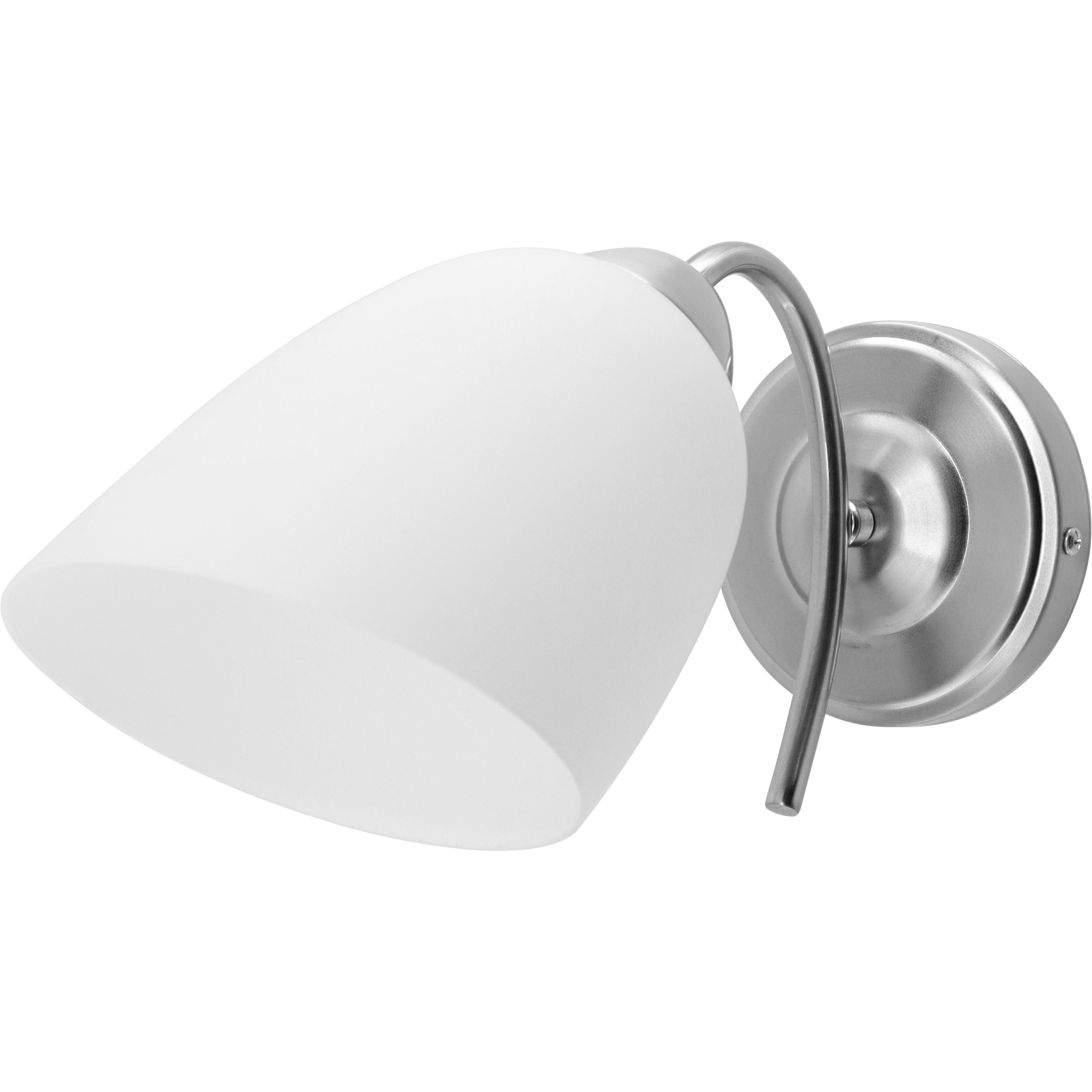Activejet, Wandleuchte + Deckenleuchte, NIKITA 1P Wandbeleuchtung Für die Nutzung im Innenbereich geeignet E27 Nickel (E...
