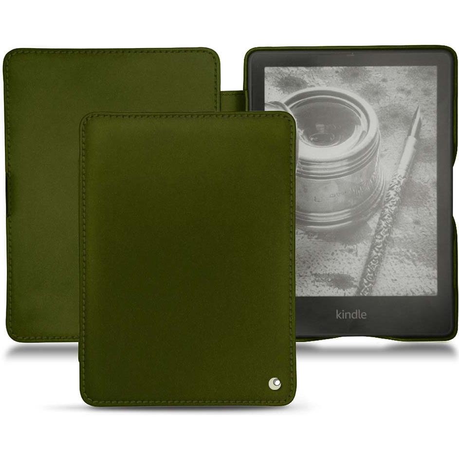 Thumbnail - Noreve Lederschutzhülle horizontal (Kindle Papewhite (2021)), Tablet Hülle, Grün