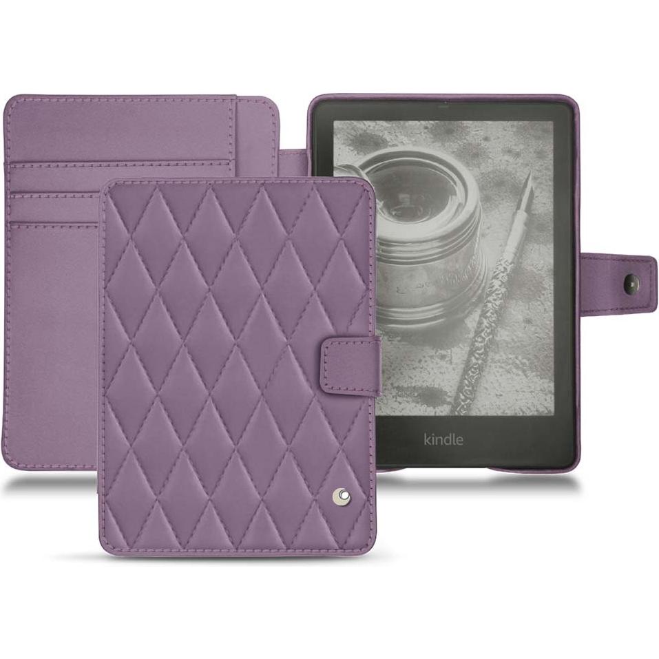 Noreve Lederschutzhülle Wallet (Kindle Paperwhite), eReader Zubehör, Violett