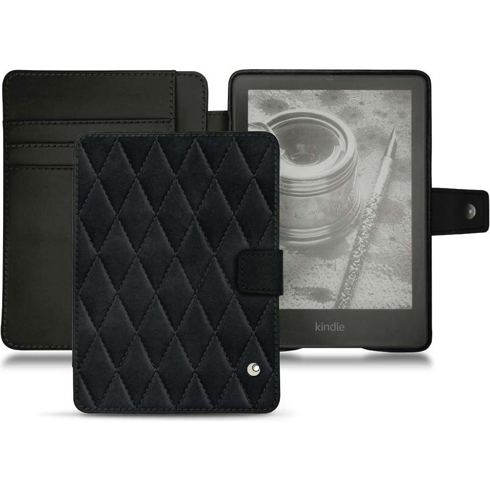 Noreve Lederschutzhülle Wallet (Kindle Paperwhite), eReader Zubehör, Schwarz