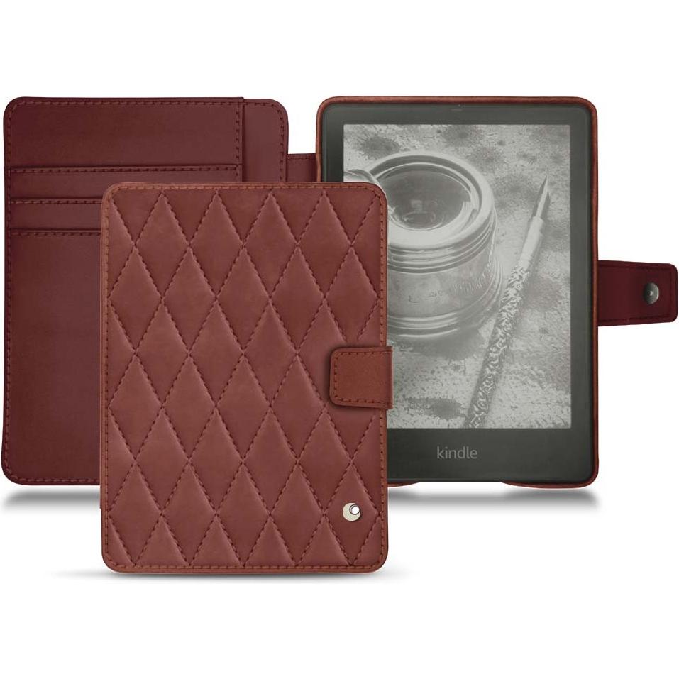 Noreve Lederschutzhülle Wallet (Kindle Paperwhite), eReader Zubehör, Rot