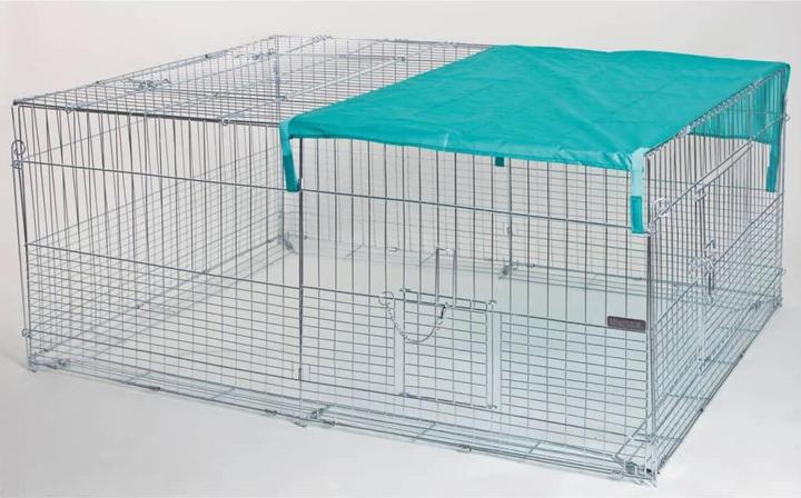 Produktbild Kerbl Jungtierfreilaufgehege mit Ausbruchsperre 144x112x60cm