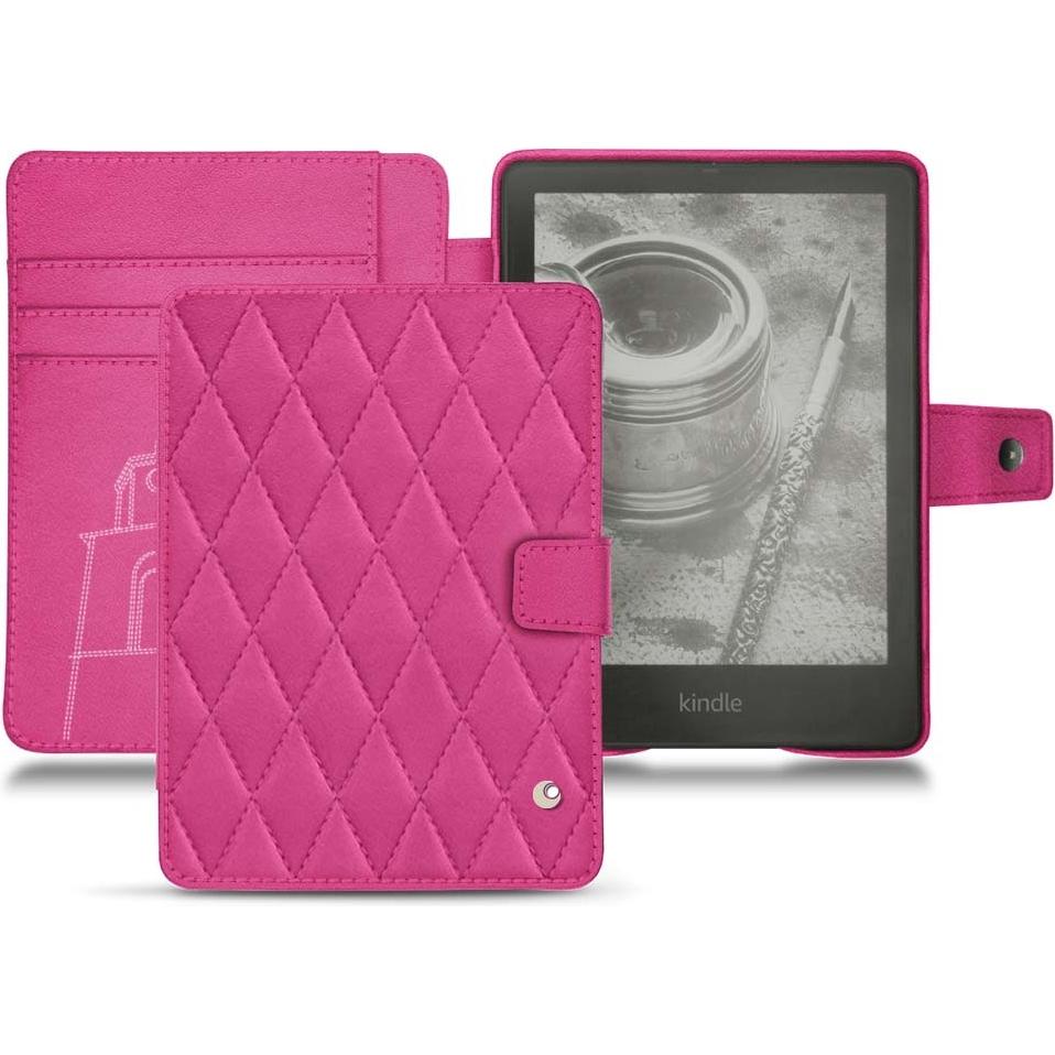 Noreve Lederschutzhülle Wallet (Kindle Paperwhite), eReader Zubehör, Rosa