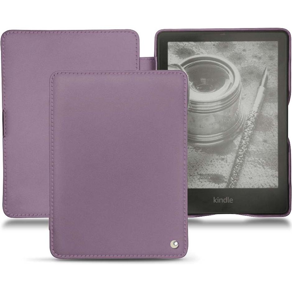 Noreve Lederschutzhülle horizontal (Kindle Papewhite (2021)), Tablet Hülle, Violett