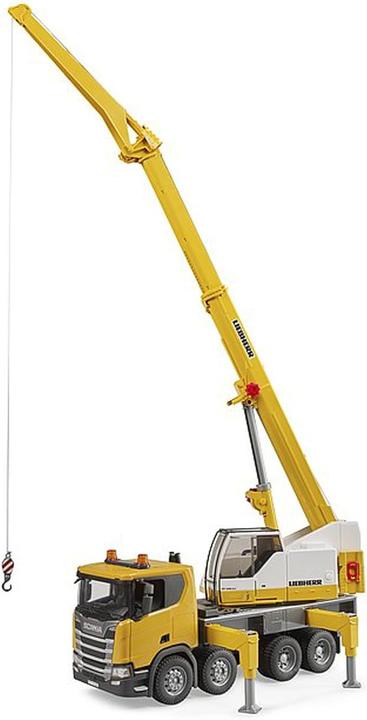 Actual product image Bruder 03571 Scania Super 560R Liebherr crane truck with L+S module