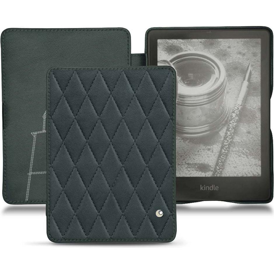 Noreve Lederschutzhülle horizontal (Kindle Papewhite (2021)), Tablet Hülle, Blau