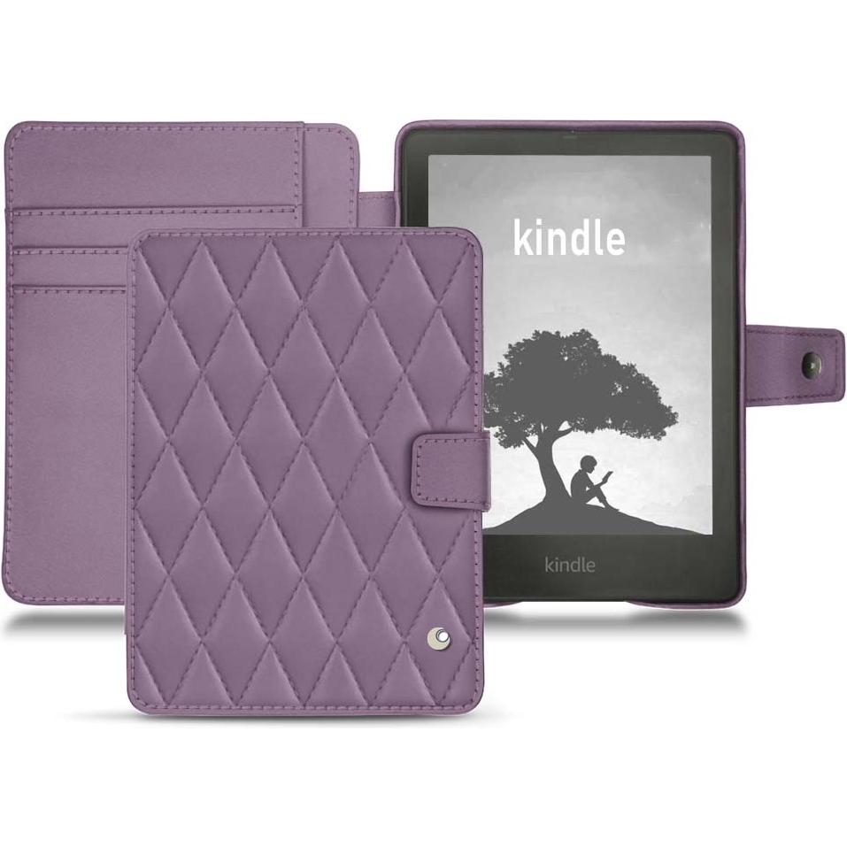 Noreve Lederschutzhülle Wallet (Kindle Signature Edition), eReader Zubehör, Violett