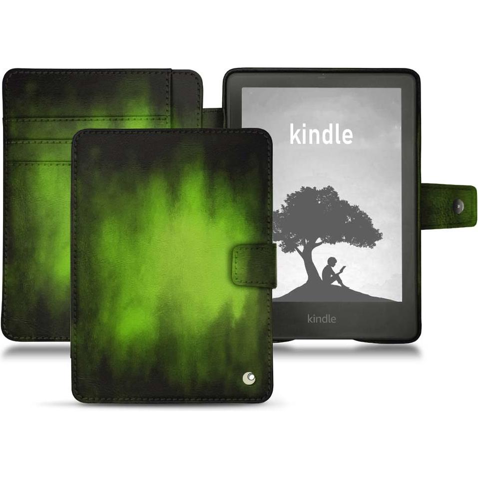 Noreve Lederschutzhülle Wallet, eReader Zubehör, Grün
