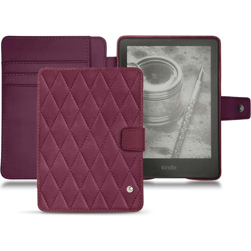 Noreve Lederschutzhülle Wallet (Kindle Paperwhite), eReader Zubehör, Violett