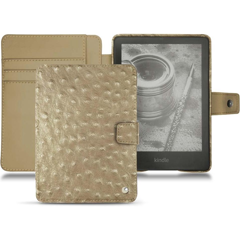 Noreve Lederschutzhülle Wallet (Kindle Paperwhite), eReader Zubehör, Beige