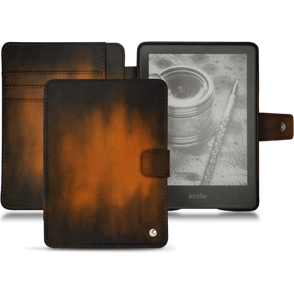 Noreve Lederschutzhülle Wallet, eReader Zubehör, Braun