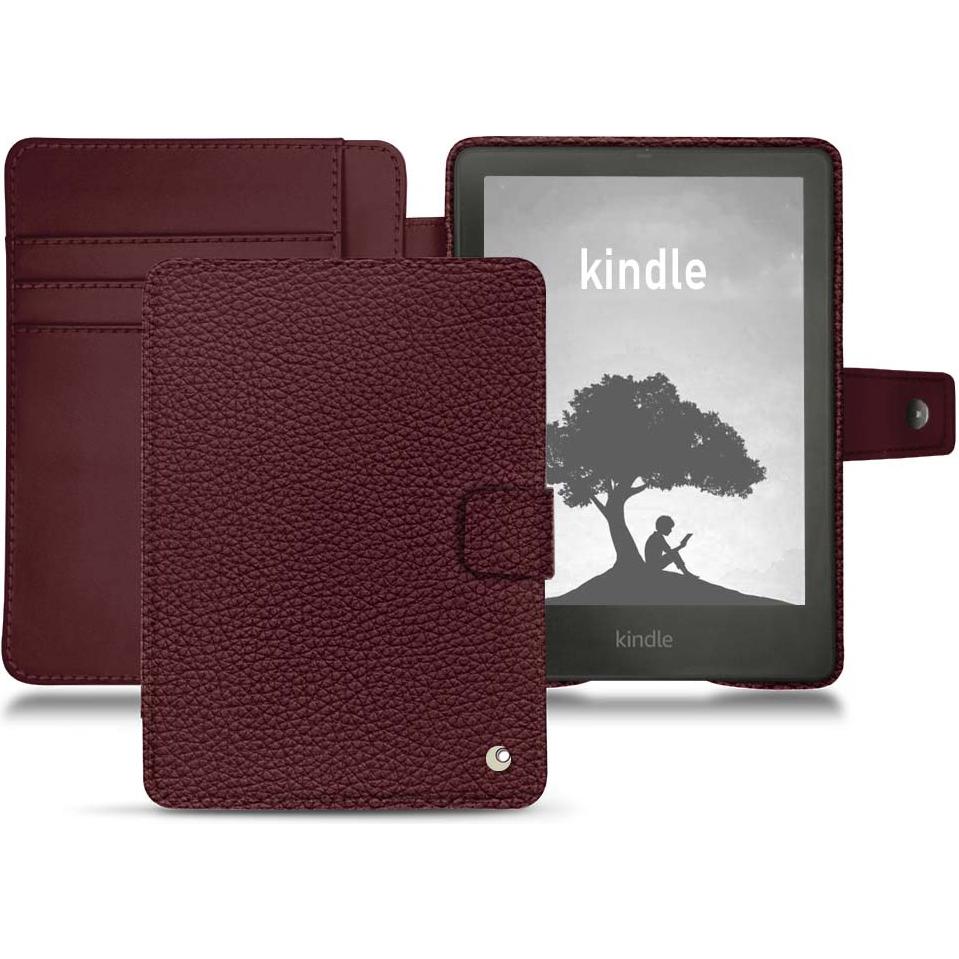 Noreve Lederschutzhülle Wallet (Kindle Signature Edition), eReader Zubehör, Violett