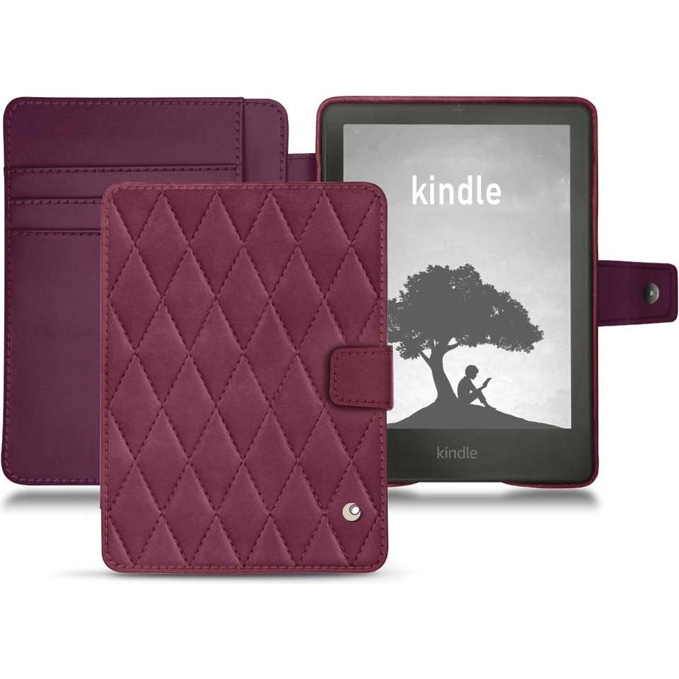 Noreve Lederschutzhülle Wallet (Kindle Signature Edition), eReader Zubehör, Violett