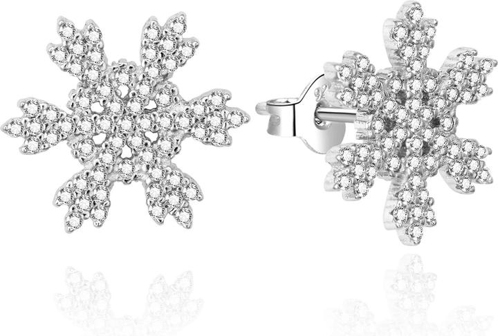 Immagine prodotto Agato - Charming silver earrings Snowflakes AGT-E006PW (Argento)