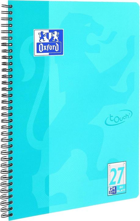 Produktbild Oxford Collegeblock Touch (A4+, Liniert, Harter Einband)