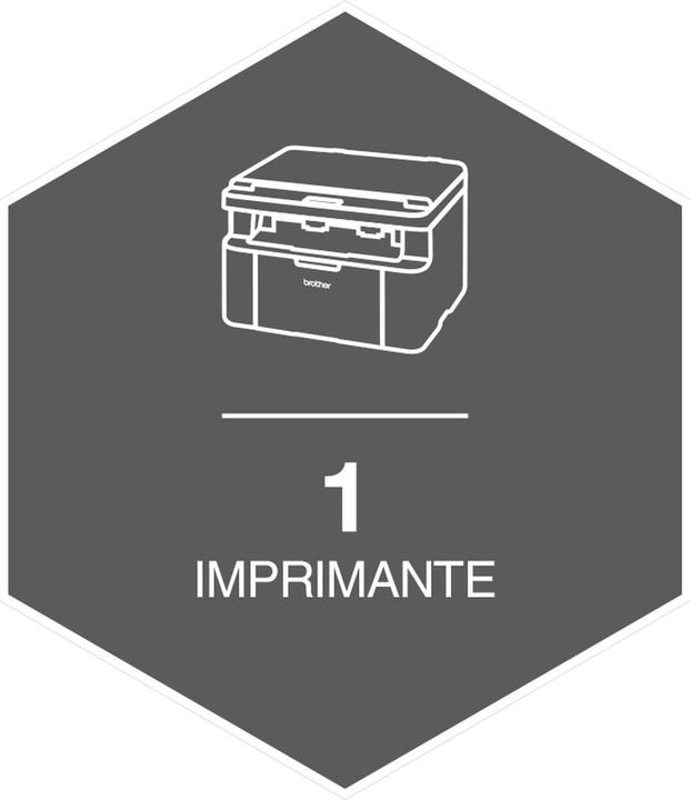 Produktbild Brother DCP-1612WVB inkl. 5 x Toner TN-1050 (Laser, Schwarz-Weiss)