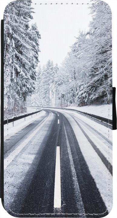 Immagine prodotto PhoneLook Cover Portafoglio Nero Inverno 22 Strada innevata (Apple iPhone 7)