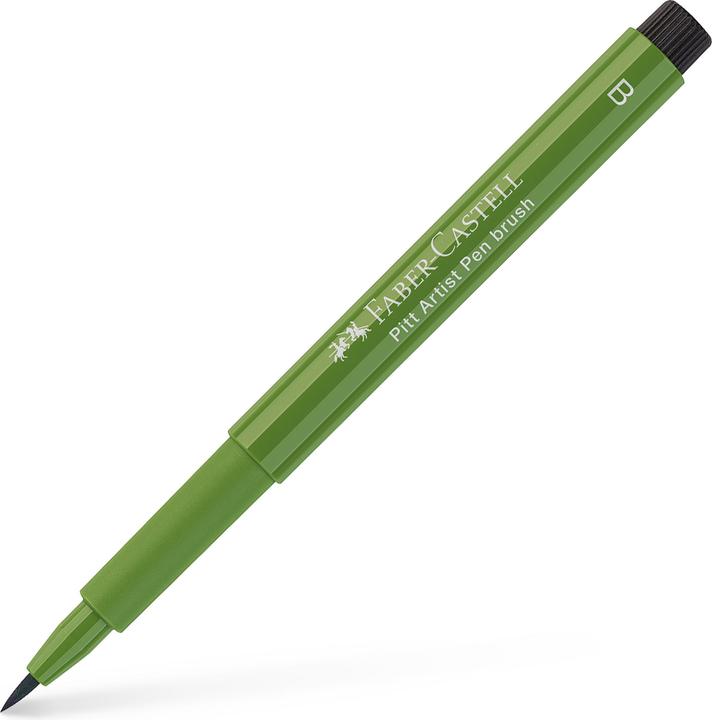 Actual product image Faber-Castell FABER-CA. Pitt Artist Pen Brush 2.5mm 167467 permanent green olive (1 x)