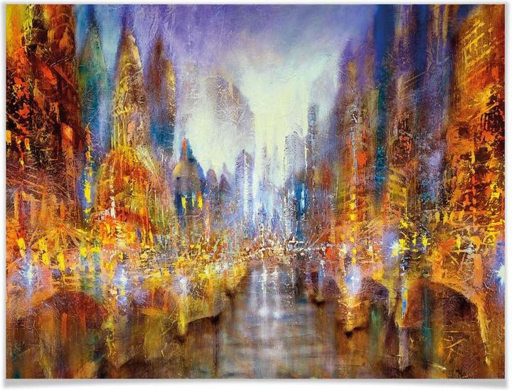Immagine prodotto Trenddeko Schmucker - Città delle luci (80 x 100 cm)