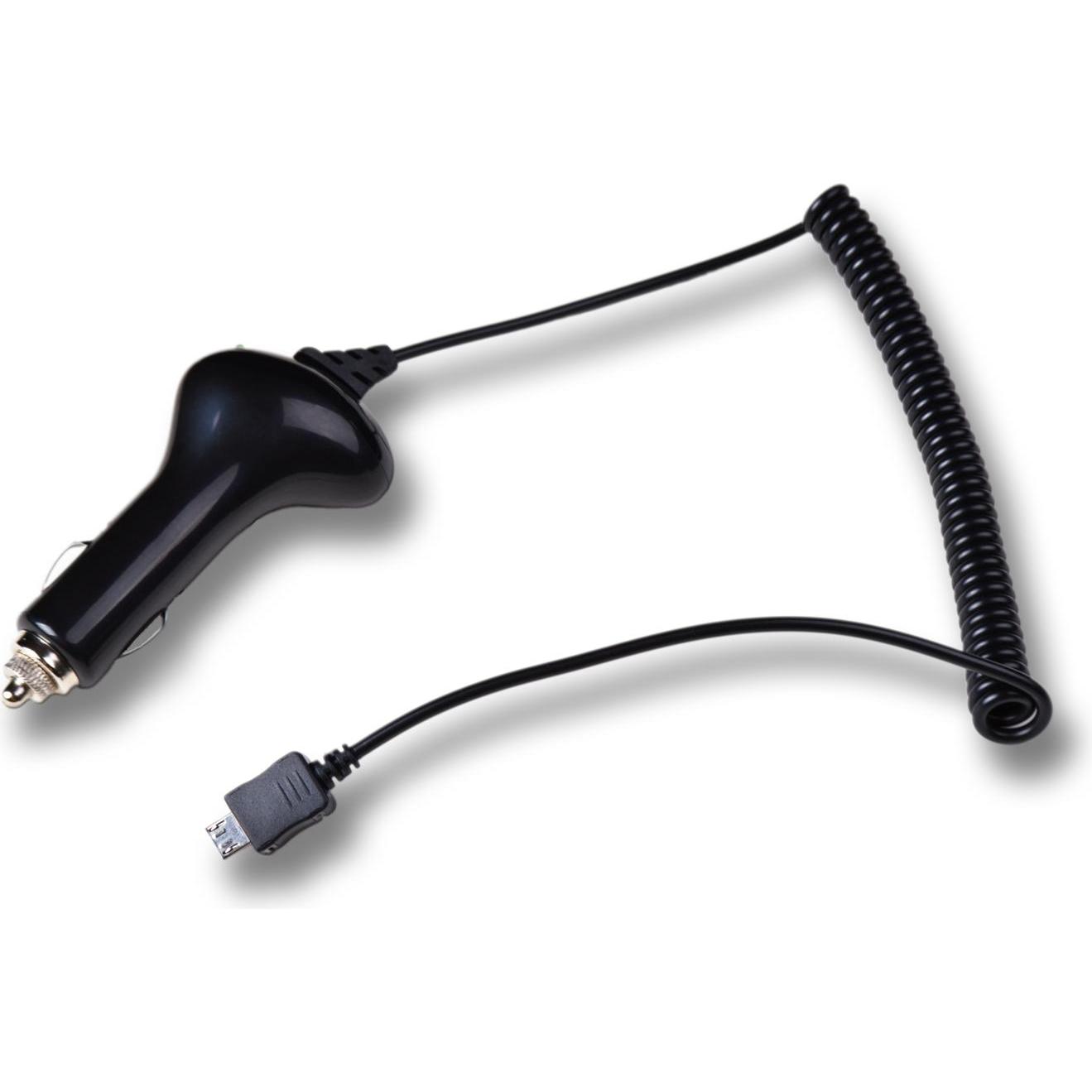ACV Kfz-Ladegerät 12V/24V Micro-USB - schwarz CE certified, Auto Adapter, Schwarz
