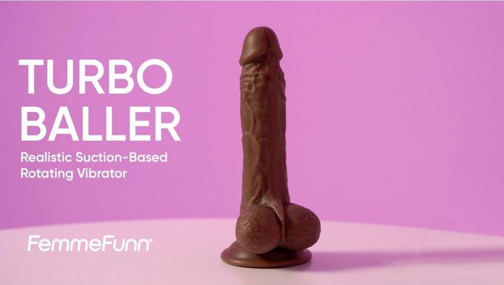 Productafbeelding Femme Funn Realistische Levensechte 8,2" Silicone Vibrator Vrouwelijk Speelgoed - Blauwe Draadloze Turbo