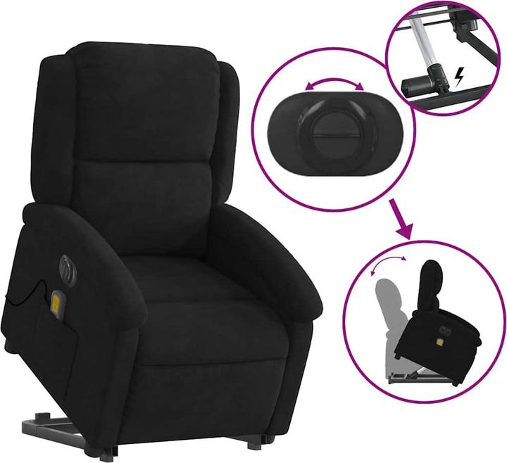 Image du produit vidaXL Massagesessel mit Aufstehhilfe