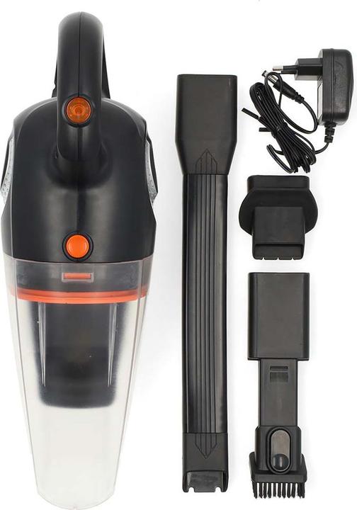 Actual product image Nedis Hand-held hoover | 90 W | Rechargeable | Wet / Dry | Li-Ion | Grey / Orange / Black