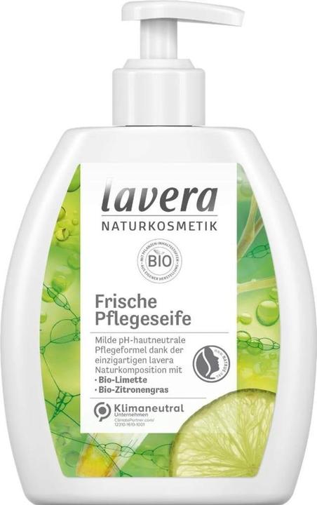 Lavera flüssige Seife mit Bio-Limoon und Zitronen-Bio-Traw, 250 ml (Flüssigseife, Handseife Nachfüllpackung, 250 ml)