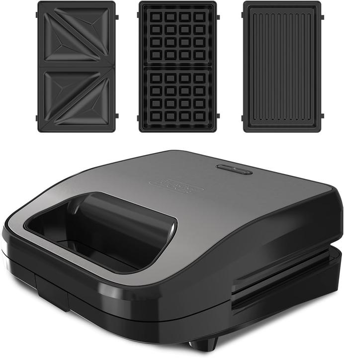 Actual product image Black & Decker BXSA754E Sandwich toaster (CH plug)