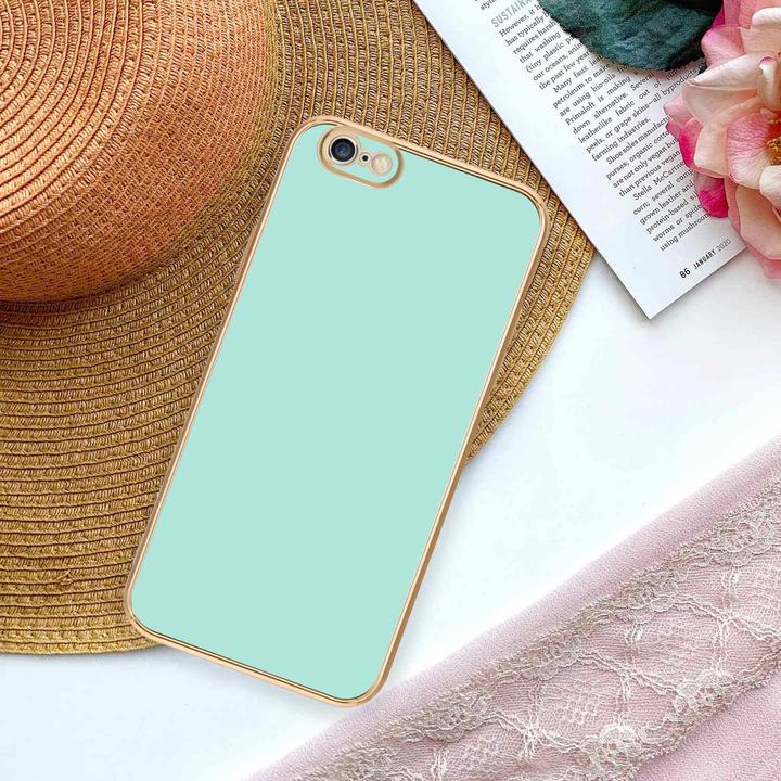 Image du produit Cadorabo Étui pour Apple iPhone 6 / 6S en TPU avec protection pour appareil photo LM130 Style (Apple iPhone 6)