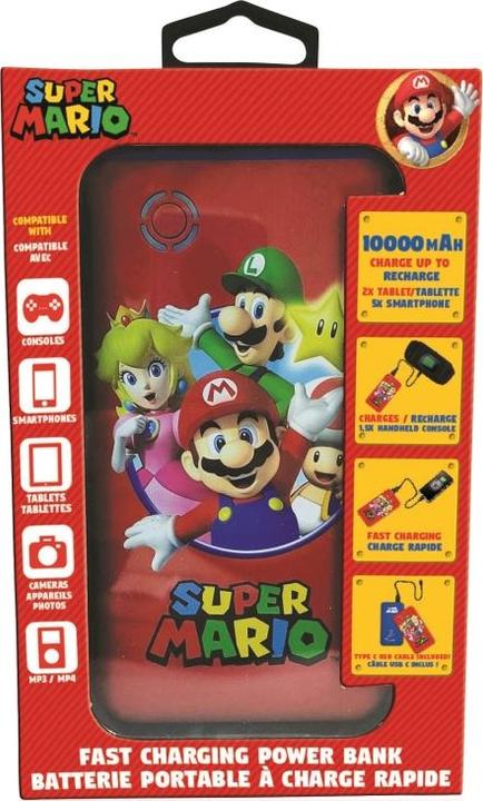 Actual product image Lexibook Super Mario 10,000 mAh Fast Charging Power Bank