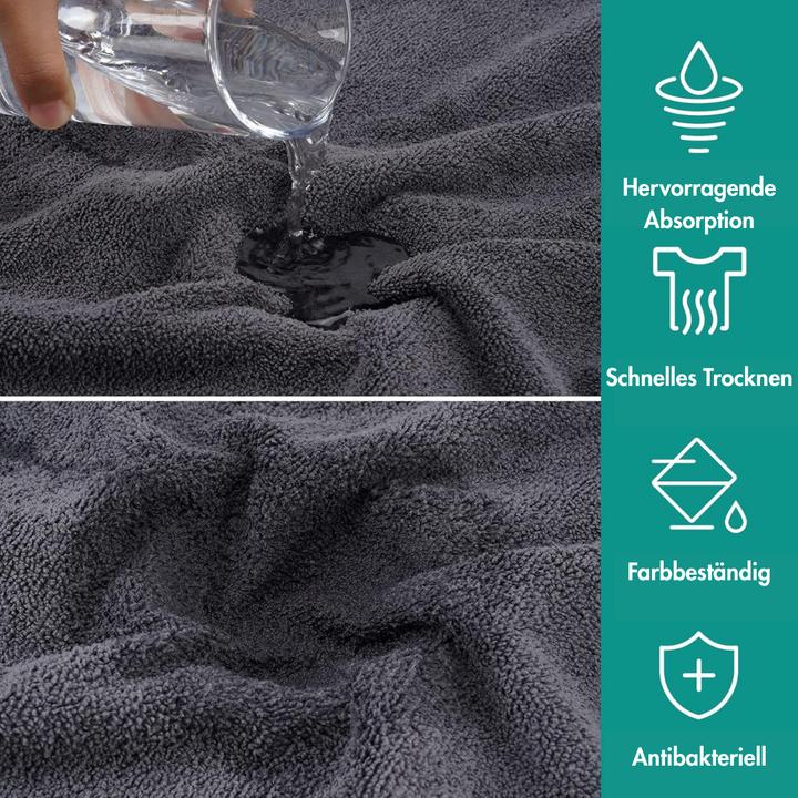 Image du produit Suba Peignoir absorbant pour chien – Taille L (L, Peignoir pour chien)