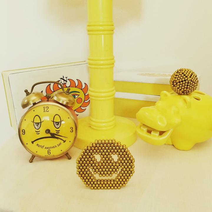 Actual product image Neoballs Sphere Magnets Yellow - Tesseract Cassette