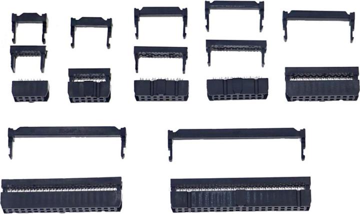 Actual product image Purecrea IDC FC flat cable socket set 65pcs.