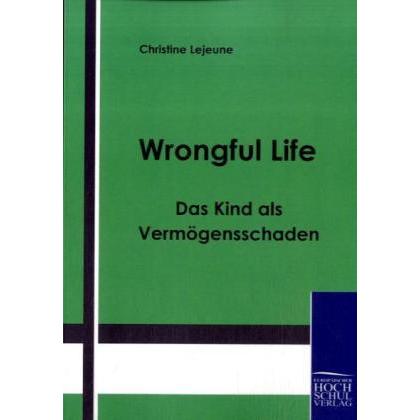 Wrongful Life, Fachbücher